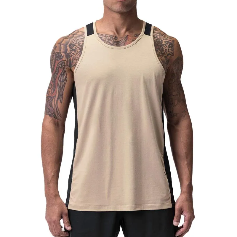 Men's Mesh Stitching Breathable Outdoor Sports Tank Top 33224864X sold by Manly product image thumbnail 2