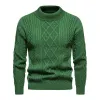Men's Casual Round Neck Jacquard Knit Warm Pullover Sweater 85989318M sold by Manly