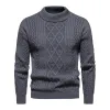 Men's Casual Round Neck Jacquard Knit Warm Pullover Sweater 85989318M sold by Manly
