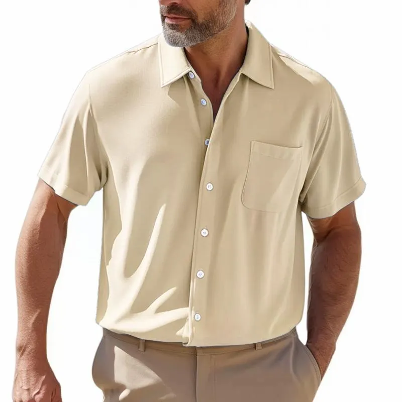 Men's Casual Cotton Blend Short Sleeve Shirt 20220568X sold by Manly product image thumbnail 3