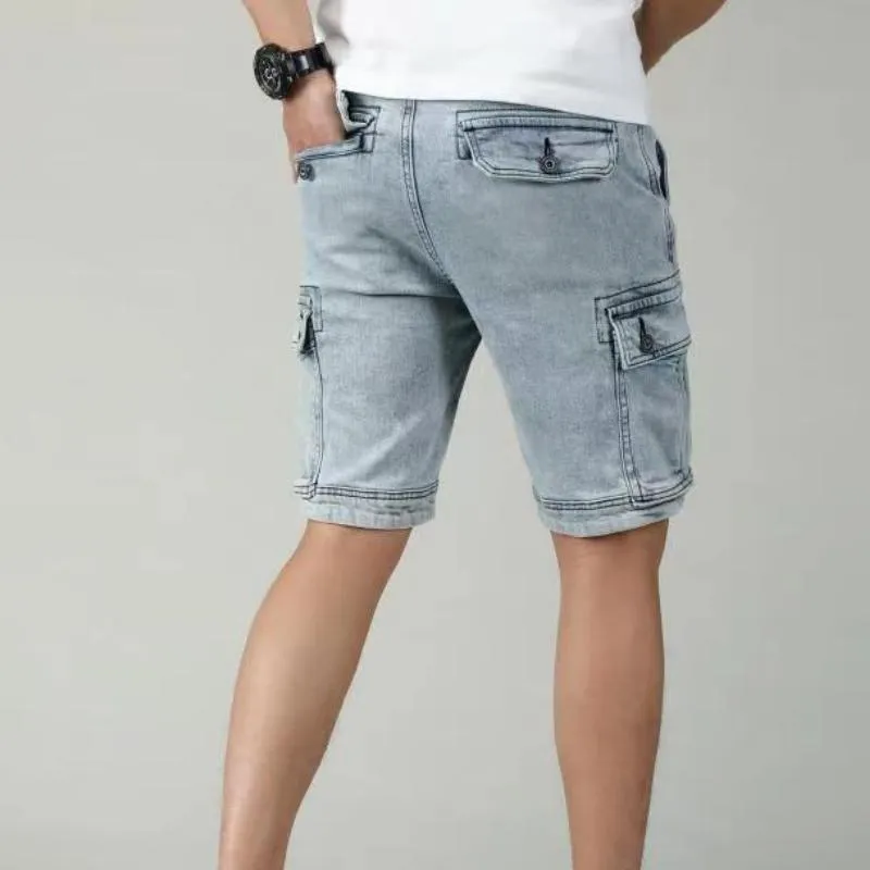 Men's Washed Denim Cargo Shorts 11421758Y sold by Manly product image thumbnail 2