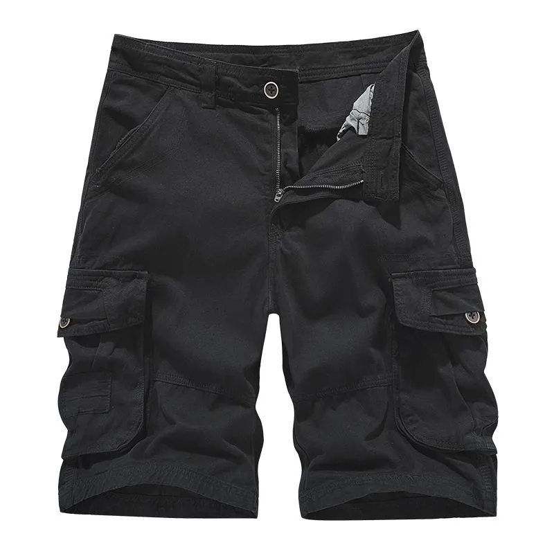 Men's Casual Cotton Washed Multi-Pocket Cargo Shorts 26550011M sold by Manly product image thumbnail 5