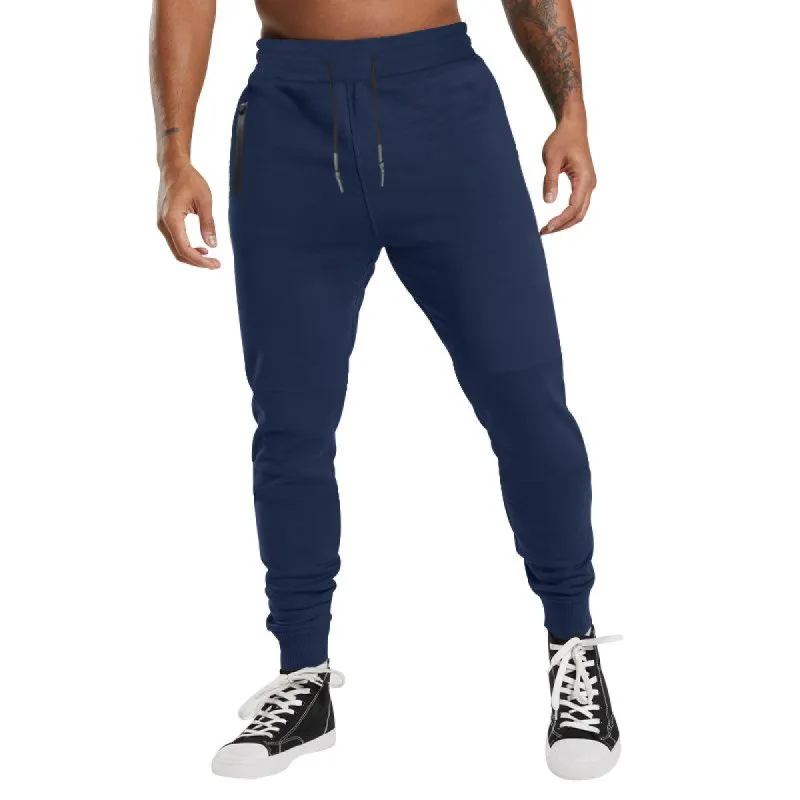 Men's Casual Cotton Elastic Waist Loose Sweatpants 04200036M sold by Manly