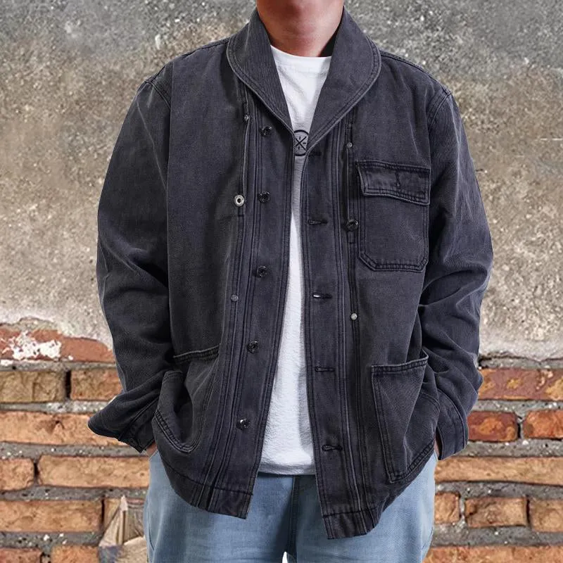 MEN'S VINTAGE SOLID COLOR MULTI-POCKET PRINTED JACKET 93813998X sold by Manly product image thumbnail 3