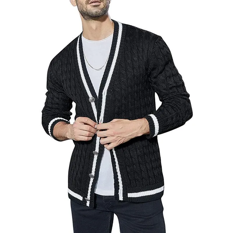 Men's Colorblock Knit Long Sleeve Cardigan 40066315X sold by Manly product image thumbnail 5