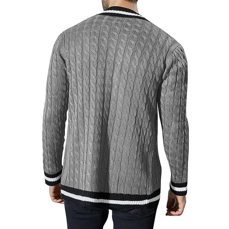 Men's Colorblock Knit Long Sleeve Cardigan 40066315X sold by Manly product image thumbnail 2