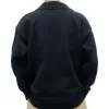 Men's Casual Letters Print Polo Collar Long Sleeve Pullover Sweater 89800757M sold by Manly