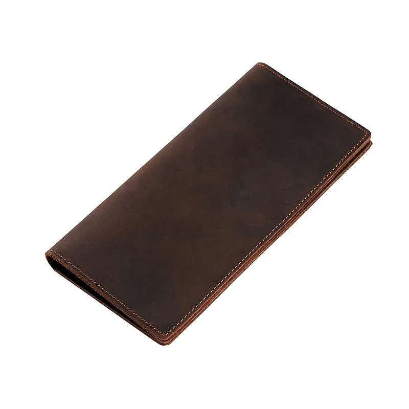 Men'S Vintage Leather Ultra-Thin Large-Capacity Wallet 38732949Y sold by Manly product image thumbnail 2