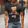 Men's Casual MUSCLE Teddy Bear Short Sleeve T-Shirt 06861809TO sold by Manly