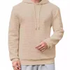 Men's Casual 3D Plaid Jacquard Loose Long-Sleeved Hoodie 00427778M sold by Manly