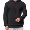 Men's Casual 3D Plaid Jacquard Loose Long-Sleeved Hoodie 00427778M sold by Manly
