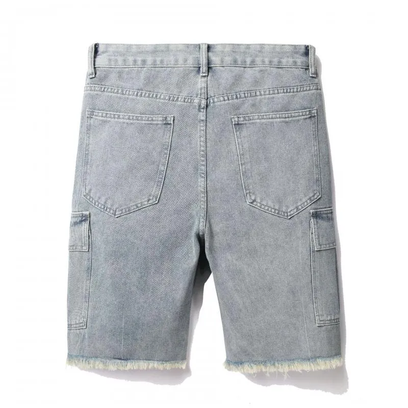 Men's Multi-Pocket Denim Cargo Shorts 77588698Y sold by Manly product image thumbnail 2