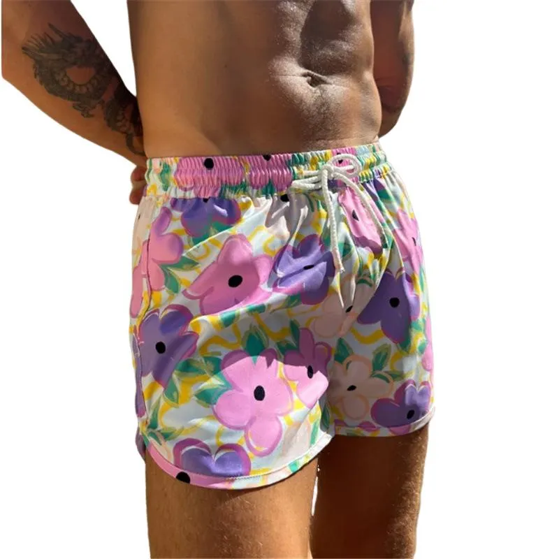 Men's Loose Quick-drying Hawaiian Casual Beach Shorts 73992907X sold by Manly product image thumbnail 3