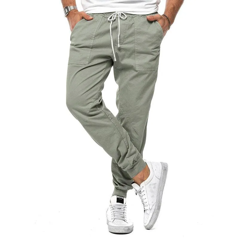 Men's Casual Solid Color Cargo Pants 87961307Y sold by Manly product image thumbnail 3