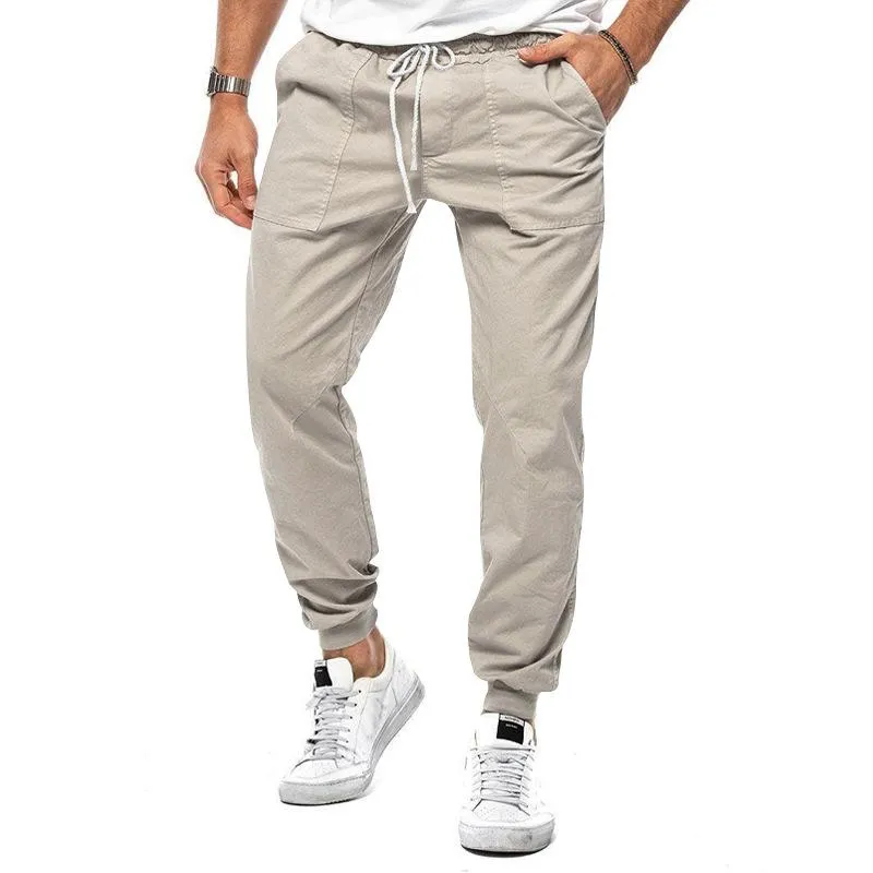 Men's Casual Solid Color Cargo Pants 87961307Y sold by Manly product image thumbnail 5