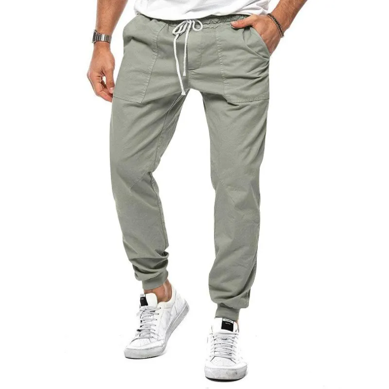 Men's Casual Solid Color Cargo Pants 87961307Y sold by Manly