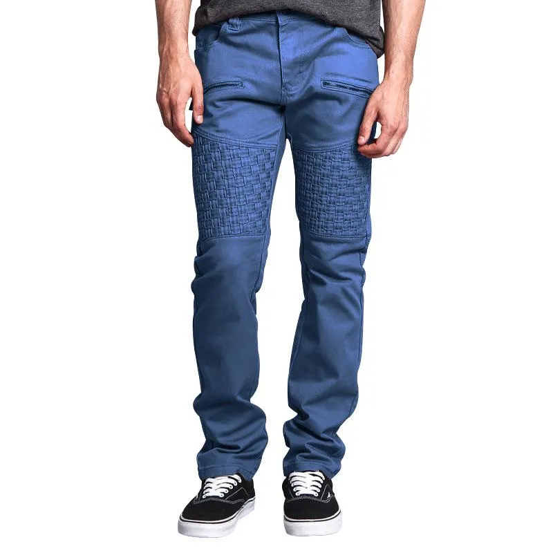 Men's Casual Thin Patchwork Straight-Leg Cargo Pants 86412235M sold by Manly product image thumbnail 4
