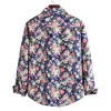 Men's Printed Casual Slim Lapel Long Sleeve Shirt 60431759X sold by Manly
