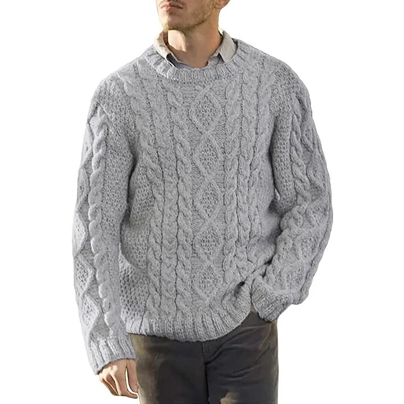 Men's Round Neck Long Sleeve Pullover Sweater 64925544M sold by Manly product image thumbnail 2