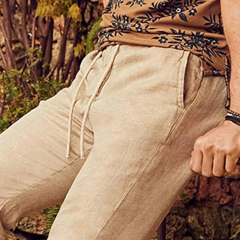 Men's Casual Solid Color Elastic Pants 11889521X sold by Manly product image thumbnail 3