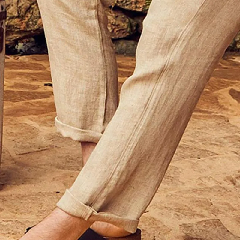 Men's Casual Solid Color Elastic Pants 11889521X sold by Manly product image thumbnail 4