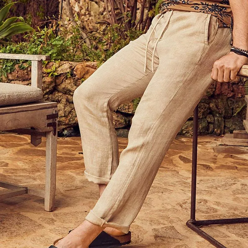 Men's Casual Solid Color Elastic Pants 11889521X sold by Manly product image thumbnail 2