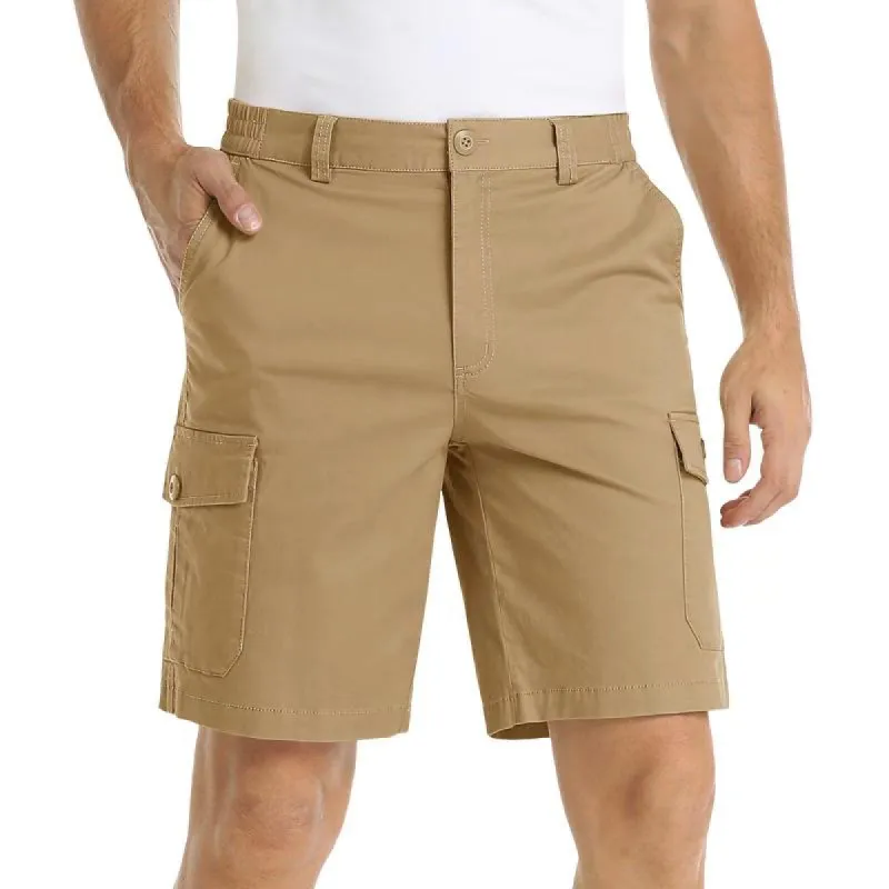 Men's Classic Solid Straight Multi-pocket Cargo Shorts 17407650Z sold by Manly