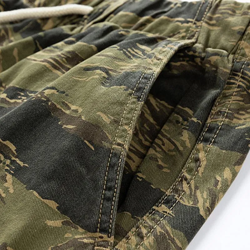 Men's Casual Outdoor Multi-Pocket Camouflage Straight Cargo Pants 49712038M sold by Manly product image thumbnail 4