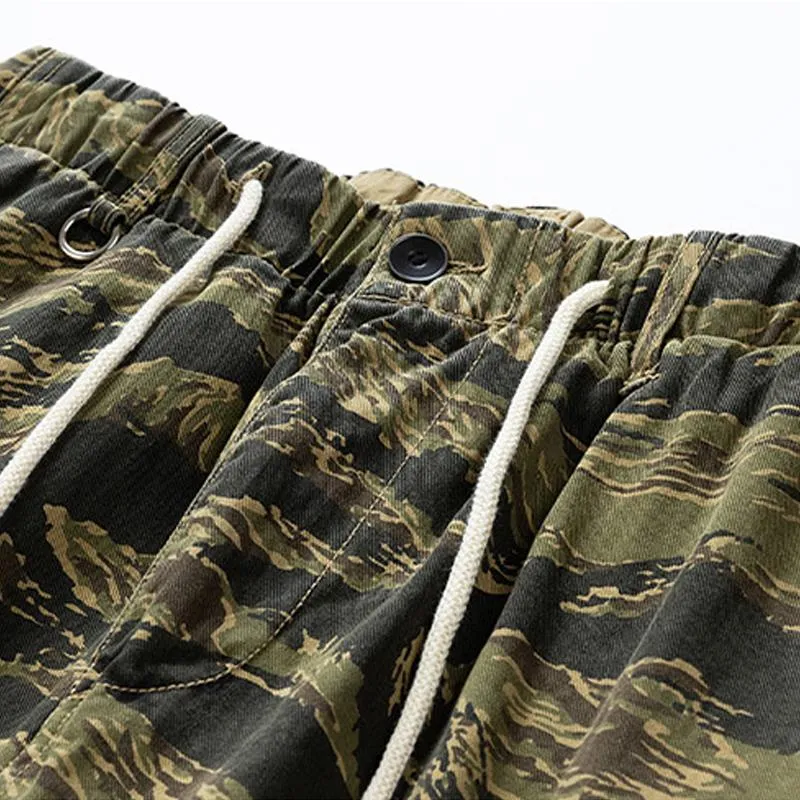 Men's Casual Outdoor Multi-Pocket Camouflage Straight Cargo Pants 49712038M sold by Manly product image thumbnail 3