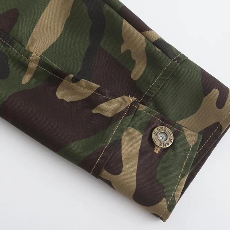 Men's Camouflage Wear-resistant Outdoor Lapel Jacket 25403093X sold by Manly product image thumbnail 5