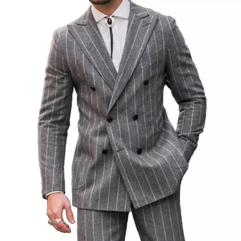 Men's Double Breasted Striped Blazer 63048627X sold by Manly product image thumbnail 3