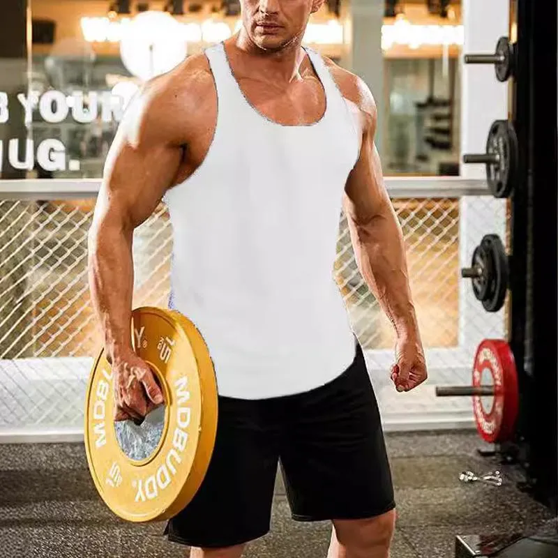 Men's Sports Solid Color Racer Tank Top 27529383X sold by Manly product image thumbnail 4