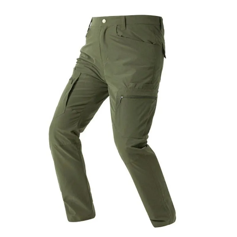 Men's Outdoor Waterproof Solid Color Multi-Pocket Cargo Pants 58336390Y sold by Manly