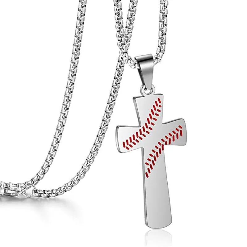 Vintage Baseball Scripture Cross Necklace 35863730TO sold by Manly product image thumbnail 2