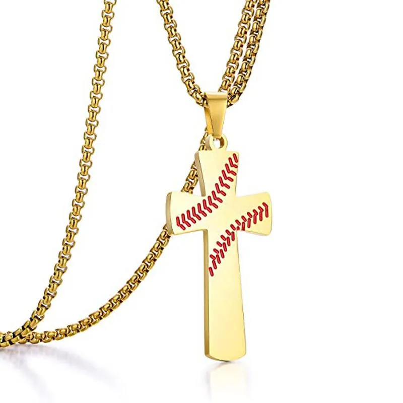 Vintage Baseball Scripture Cross Necklace 35863730TO sold by Manly product image thumbnail 4