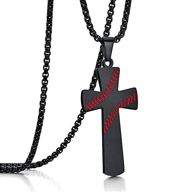 Vintage Baseball Scripture Cross Necklace 35863730TO sold by Manly product image thumbnail 3