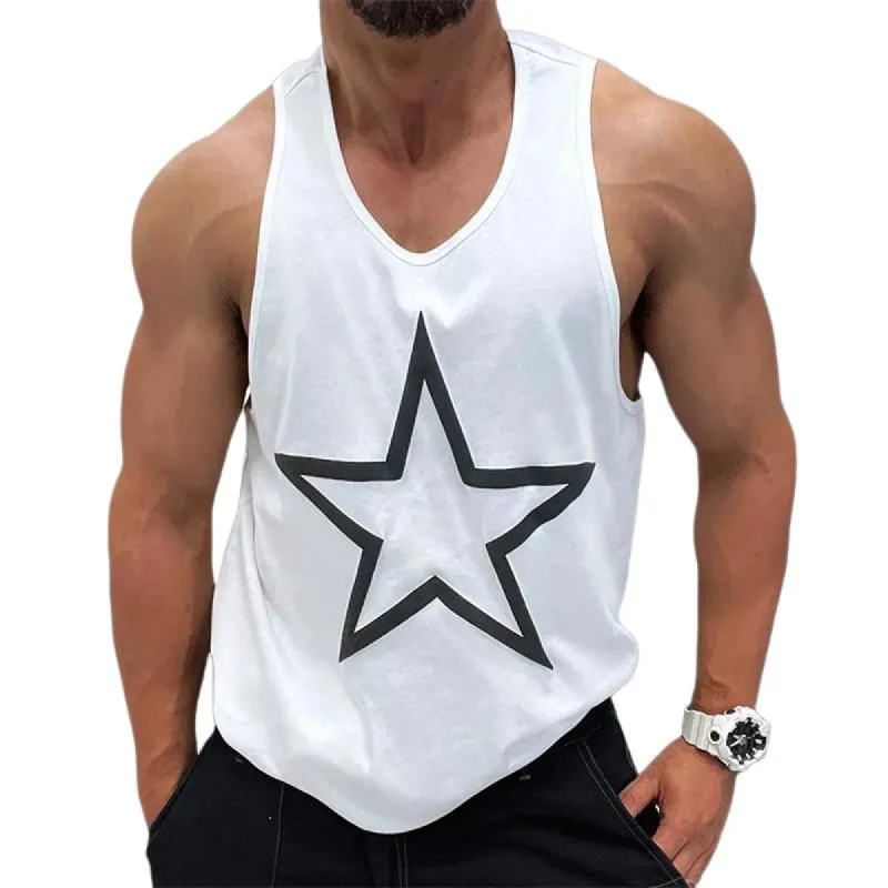 Men's Crew Neck Sports Tank Tops 34530494X sold by Manly