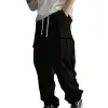 Men's Solid Corduroy Loose Pocket Cargo Pants 01308501Y sold by Manly