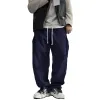 Men's Solid Corduroy Loose Pocket Cargo Pants 01308501Y sold by Manly