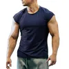 Men's Casual Round Neck Solid Color Sleeveless Tank Top 26872541M sold by Manly