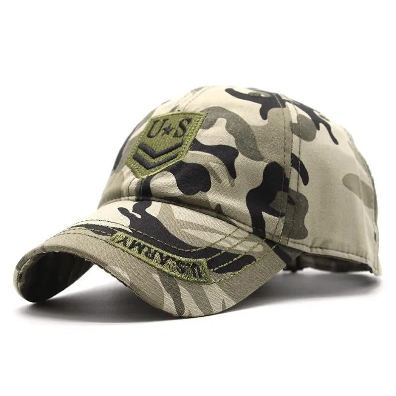 Men's Vintage Camouflage Print Cap 07563733Y sold by Manly