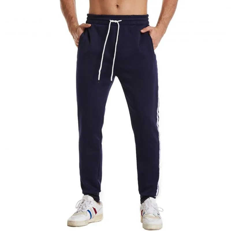 Men's Casual Contrast Striped Elastic Waist Sports Pants 52593051M sold by Manly product image thumbnail 5