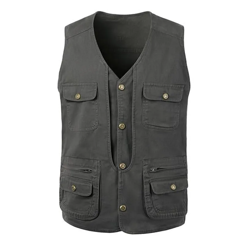 Men's Multifunctional Fishing Casual Vest 67037654M sold by Manly