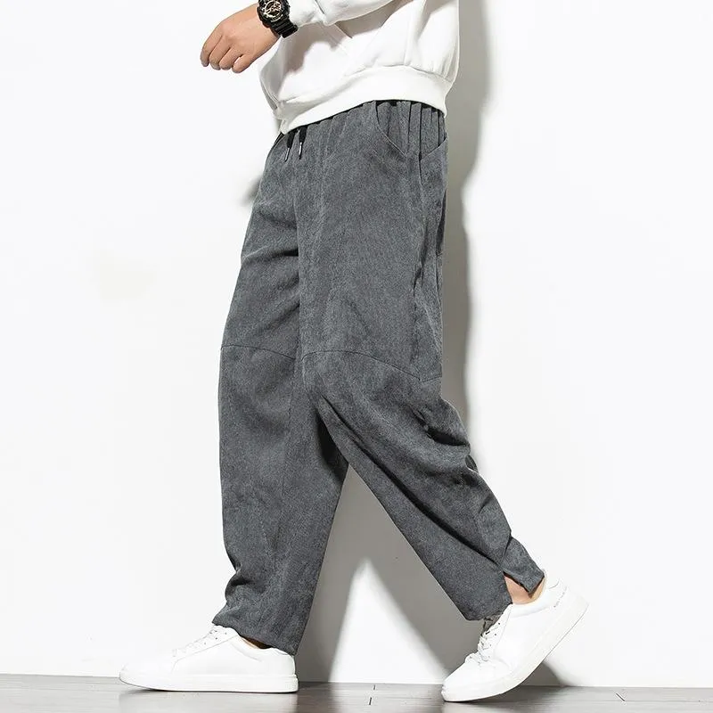Men's Casual Elastic Corduroy Loose Pants 78219793X sold by Manly product image thumbnail 2