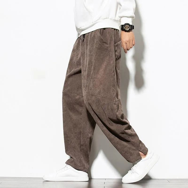 Men's Casual Elastic Corduroy Loose Pants 78219793X sold by Manly product image thumbnail 4