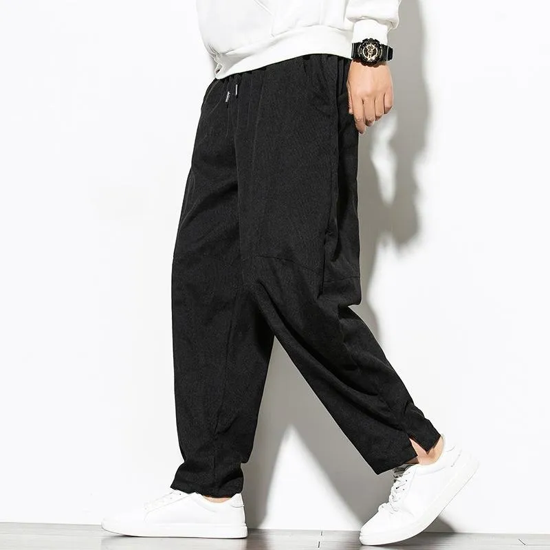 Men's Casual Elastic Corduroy Loose Pants 78219793X sold by Manly product image thumbnail 3