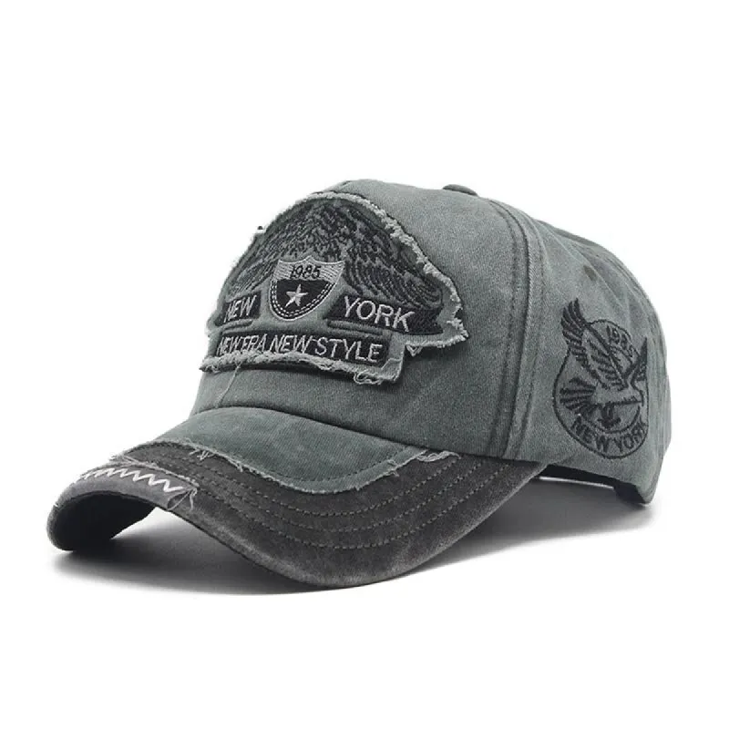 Men's Embroidery Washed Old Hat 70111280TO sold by Manly