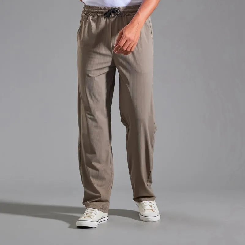Men's Solid Loose High Elastic Casual Sports Pants 90071475Z sold by Manly product image thumbnail 2