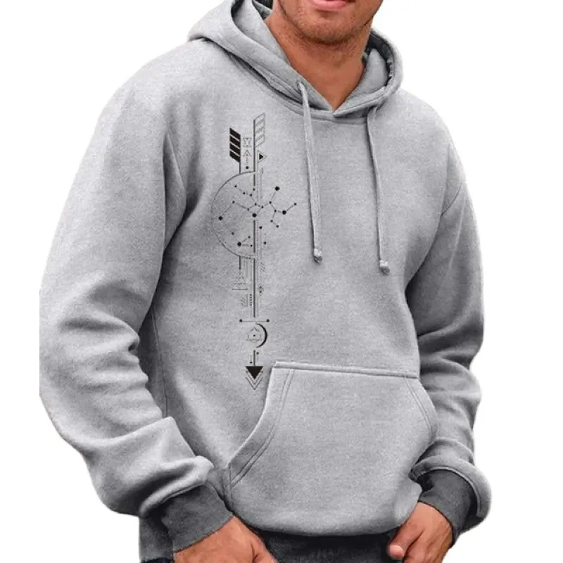 Men's Print Forest Hunt Long Sleeve Hoodie 92673841X sold by Manly