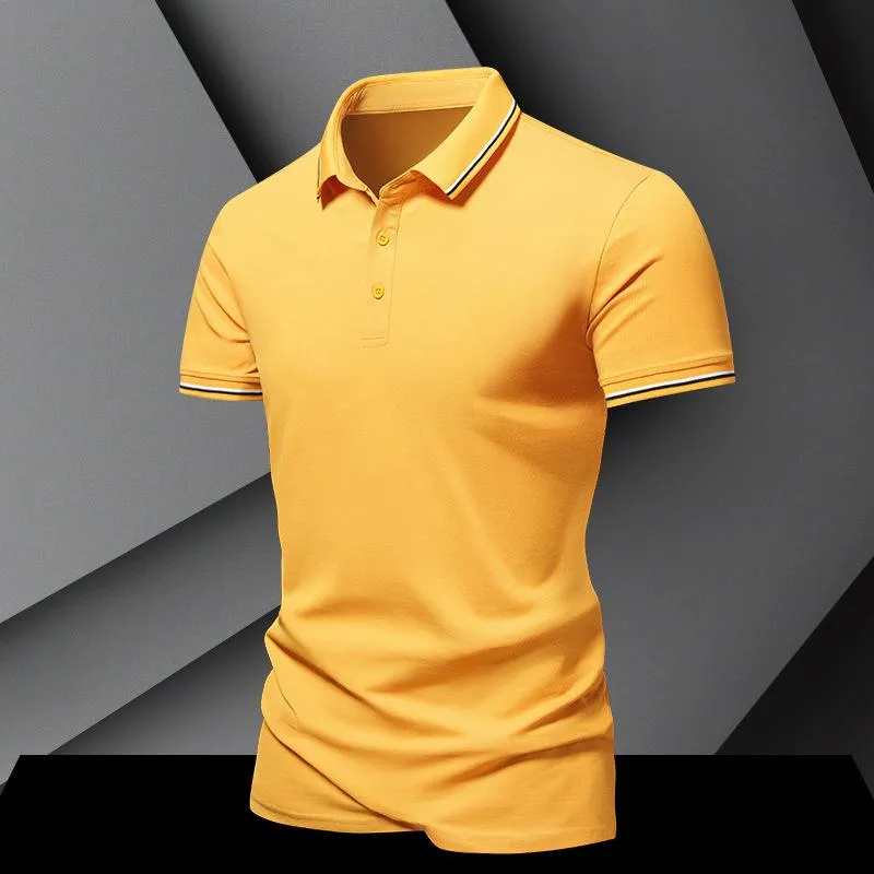 Men's Casual Cotton Lapel Short Sleeve POLO Shirt 78664375X sold by Manly product image thumbnail 5
